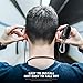 MeanLove AirPods Case, Accessories Kits for Airpods Charging Case, Flex Armor Series AirPods Cover Skin (MS18A1) with Keychain/Magnetic Airpods Strap/Airpods Ear Hook, Black