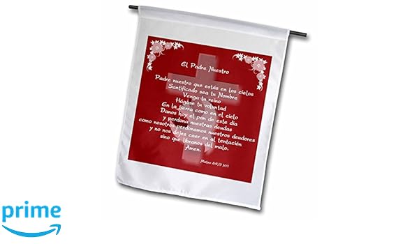 Amazon Com 3drose Fl 63152 1 The Lords Prayer In Spanish White
