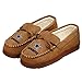 Football Mens Team Logo Moccasin Slippers Shoe - Pick Team (Dallas Cowboys, XL)