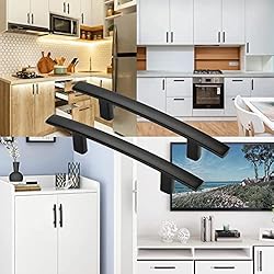 homdiy 10 Pack 3in Matte Black Cabinet Pulls