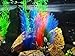 BEGONDIS Aquarium Decorations Fish Tank Artificial Water Plants Made of Silk Fabrics Plastic, Safe for All Fish & Pets (11″ Long Blue)thumb 4