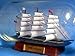 Hampton Nautical Master and Commander HMS Surprise Model Ship in a Glass Bottle, 11