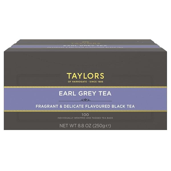 TAYLORS OF HARROGATE EARL GREY, BLACK TEA, INDIVIDUALLY...