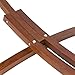 Best Choice Products Wood Curved Arc Hammock Stand w/ Cotton Hammock for Outdoor, Garden, Patio - Multicolor