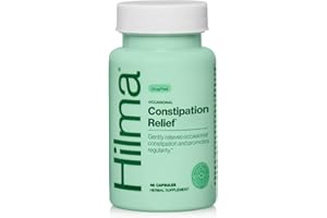 Hilma Gentle Bowel, Occasional Constipation Relief with Magnesium Citrate, Natural and Gentle Laxatives for Constipation w/Magnesium Citrate, Ginger, Anise and Bitter Orange, 46 Vegan Capsules
