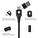 USB C to Lightning Fast Charging Cable, METRANS Power Delivery USB A +USB C to Lightning Cord Data Transfer 3FT Nylon Braided for iPhone X/ 8/ 8 Plus