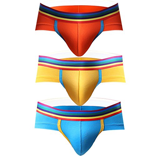 Bikini Underwear Men Briefs Pack (Large, 3 Pack 001)