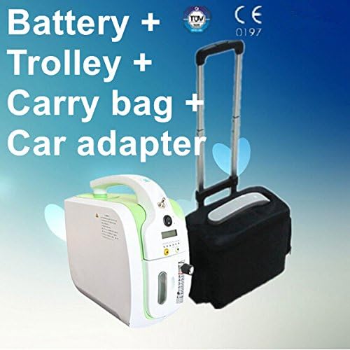 GoLife Portable Home and Travel Oxygen Airflow 1L-5L/m of upto 93%purity