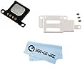 EShine Ear Speaker Earpiece Replacement + Bracket(Holder) + 3 Screws for Iphone 6 4.7 A1549 (GSM), A1549 (CDMA) , A1586 , A1589 + Cloth