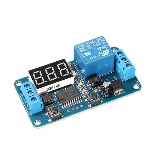 Dc 12v Led Display Digital Delay Timer Control Switch Module PLC Automation