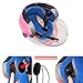 LeaningTech Wireless Motorcycle Helmet Headset Work with Bluetooth 4.0, Helmet Headphones, Hands-Free Microphone for Motorcycle Motorbike Skiing, Music Call Control