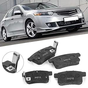 Premium Keramische Remblokken Achter Set Fit voor 2008 2009 2010 Honda Accord, voor 2009 2010 Acura TSX Remblokken…
