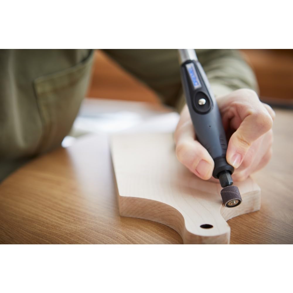 Dremel Flex Shaft Rotary Tool Attachment with Comfort Grip and 36” Long Cable - Engraver, Polisher, and Mini Sander- Ideal for Detail Metal Engraving, Wood Carving, and Jewelry Polishing, 225-02