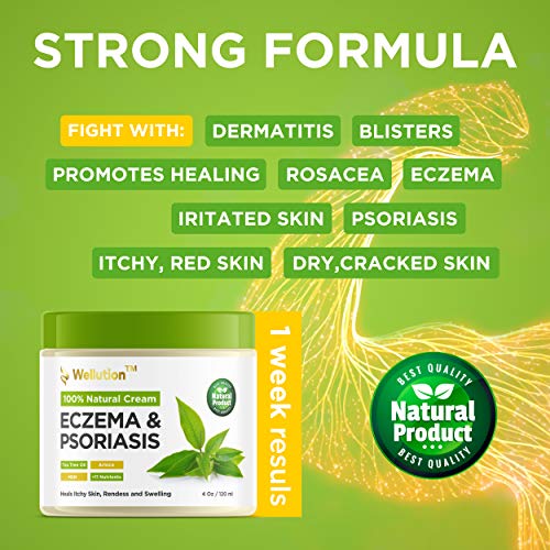 Wellution Natural Eczema and Psoriasis Cream Intensive All in 1