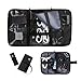 BAGSMART Electronics Organizer 2-in-1 Travel Cable Organizer Small Electronic Accessories Case for USB, Chargers, Earphones