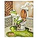 TOOGOO 5D DIY Diamond Embroidery Abstract Frog Toilet Golf Full Diamond Painting Cross Stitch Rhinestone Bathroom Decoration Art