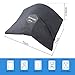 SAKEYR Neck Support Travel Pillow for Airplanes, Soft Comfortable Travel Neck Pillow Scarf for Unisex Men Women Kids Airplane Sleep Pillow with Adjustable Strap- Machine Washable (Grey)