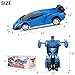 Gainer Transform Car Robot, Robot Deformation Car Model Toy for Children, Transforming Robot Remote Control Car with One Button Transformation & 360 Speed Drifting 1:18 Scale