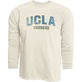 Blue 84 NCAA Unisex-Adult NCAA Officially Licensed Long Sleeve T-Shirt Ivory Dyed Ringspun Vintage
