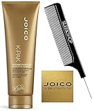 Joico K-PAK INTENSE HYDRATOR Treatment for Dry, Damaged Hair (with Sleek Steel Pin Tail Comb) Bio-Advanced Peptide Complex (8.5 oz/250 ml)