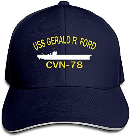 USS Gerald R Ford CVN-78 Baseball Hats