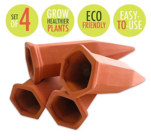 Terracotta Plant Waterer - Perfect for Vacation Plant Watering