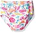 Swim Time Girls' Reusable Swim Diaper UPF 50+ with Side Snaps