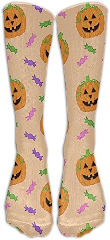 Flying XIE Pumpkin Halloween Suger Pattern Stocking Tube Sport Athletic Socks