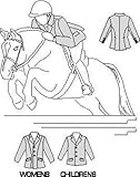 Suitability 5004 Misses Womens & Childrens Hunt Coat Equestrian Sewing Pattern