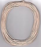 1 MM Natural-Untreated Leather Cord 25 Meters Hank (82 Feet)