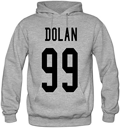 Men's Dolan 99 Cotton Fashion Hoodied Sweatshirt M Grey