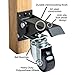 Heavy Duty Retractable Workbench Casters | Durable All Steel Electrocoating Finish | Anti-Slip Foot Pedal | 4 Pack (400lbs) | Locking Worktable Caster Wheels Kit | 360 Swivel Casters