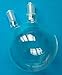 Deschem 2000ml,24/40,2-Neck,Round Bottom Glass Flask,2L Reaction Vessel,Double Necks