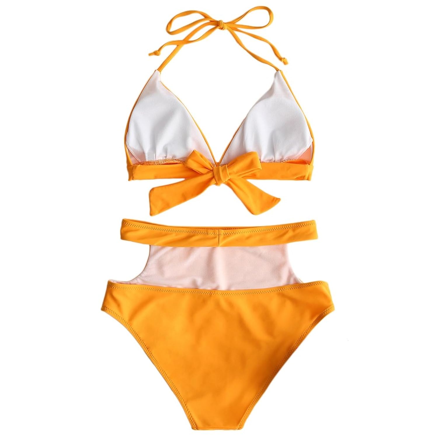 hannea cut out halter neck bikini set