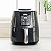 Ninja 1550-Watt Programmable Base for Air Frying, Roasting Reheating & Dehydrating with, 4-Quart Ceramic Coated Basket (AF100), Black/Gray (Renewed)