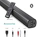 RIF6 Surround Sound Bar – Slim Home Theater Soundbar with LED Display Dual Built-in Subwoofers and 4 Equalizer Settings – Bluetooth HDMI AUX USB Compatible Audio TV Speaker with Remote Controlthumb 2