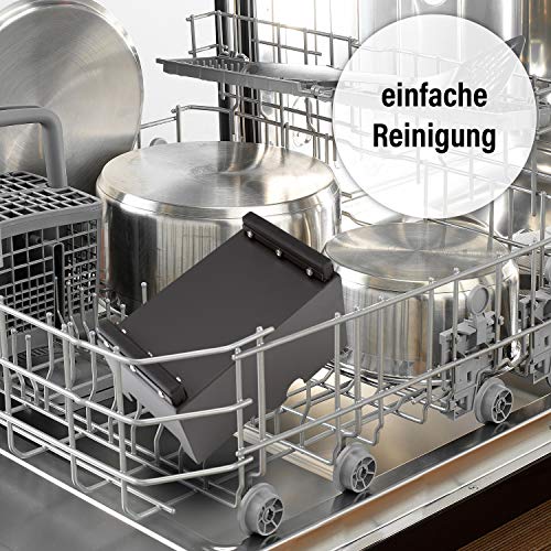 MELOX - XL 2-in-1 Abschlagbehälter für Siebträger mit Tamper-Station Edelstahl - Kaffee & Espresso Siebträger Abklopf… – Bild 6