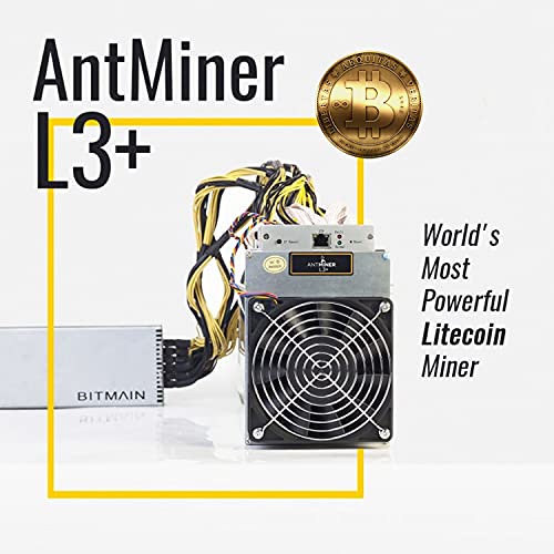 UNILPWAY Bitmain Antminer L3+ 504mhWith Power Supply LTC Miner