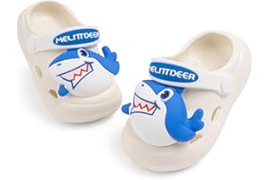 Casazoe Toddler Kids Boys Girls EVA Garden Clogs Summer Outdoor Slip On Shoes Cute Animal Water Sandals Children Lightweight Slipper Beach Pool Play Shoes (Baby/Toddler Kids)