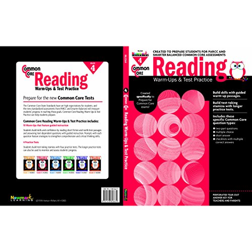 Newmark Common Core Reading Warm-Ups and Test Practice Book, Grade 4 (CC Warm-Ups)