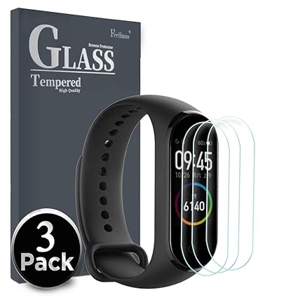 Ferilinso [3 Pack] Screen Protector for Xiaomi Mi Band 4,High Sensitive Full Coverage Case Friendly 3D PET Flexible TPU Film with Lifetime Replacement ...