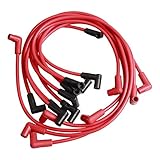 9 Pack 8mm Spark Plug Wires 4048 Super Performance Ignition Wires for Buick Checker Chevrolet GMC Oldsmobile Pontiac 1975-1988 4.3L 4.4L 4.8L 5.0L 5.7L 6.2L 6.6L 7.4L V8