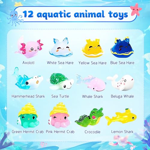 Bath Bombs for Kids with Surprise Toy - Pack of 12 Sea Bath Balls, Natural and Organic, Birthday, Children's Day and Children's Gift