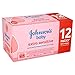 Johnson's Extra Sensitive Baby wipes, 12 x 56 Wipes (Total 672 Wipes) by Johnson's Baby