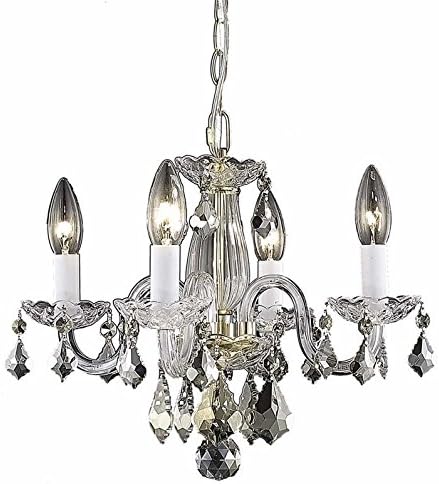 Elegant Lighting 7804D15g/Rc Transitional Pendant gold Finish
