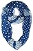 Vivian & Vincent Soft Light Weight Lace Polka Dot Sheer Infinity Scarf