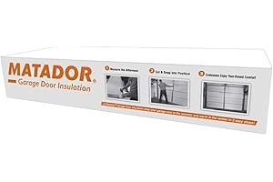 ATLAS EPS Matador SGDIK001 Garage Door Insulation, Large, White
