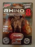 RHINO 8 Platinum 8000 Male Enhancement 12 Pills