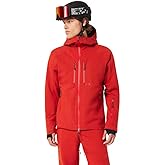 Oakley Mens Kendall Recycled Shell Jacket 2.0, Flame Red, Large