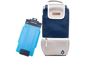 Kanga Hideaway Golf Bag Cooler with Ice Pack - Insulated Soft Sided Cooler Bag - Holds 6 Cans Cold for Hours - Fits Directly in Golf Bags